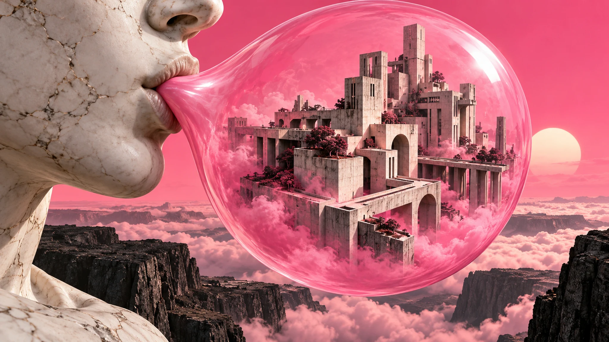 Bubble District als Mira Desktop Hintergrund
